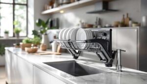L'égouttoir japonais enroulable qui double l'espace dans la cuisine